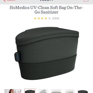 HoMedics UV-Clean Soft Bag on-The-Go Sanitizer